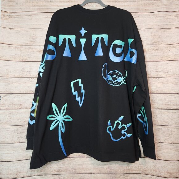 NWT Disney Stitch 626 Celebration Crew Black Long Sleeve Spirit Jersey XXL - Picture 12 of 16